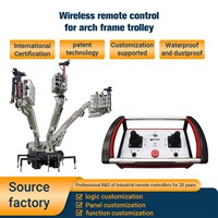 hydraulique joystick vanne directionnelle 4 leviers camion grue radio kits de télécommande intelligents