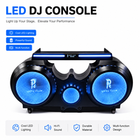Écran de scène DJ LED pliable avec effets d'animation RVB, numérique portable pour performance DJ mobile en festival