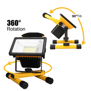 ไฟ LED 60W แบบพกพาแบบชาร์จไฟได้ไฟสปอร์ตไลท์กันน้ำแบตเตอรี่ขับเคลื่อนไฟฉายโคมไฟทำงานกลางแจ้ง WD-9 - Product Image 3