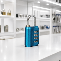Cadenas à combinaison à 4 chiffres en alliage de zinc SAMHOO, antivol, pour porte d'armoire, couleur personnalisée, code secret, vente en gros