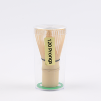 Brosse à thé Matcha traditionnelle 120 dents personnalisé en gros bambou naturel café lait mélangeur fouet