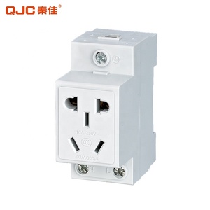QJC <span class=keywords><strong>Din</strong></span> Rail AC30 <span class=keywords><strong>Din</strong></span> Rail 3 <span class=keywords><strong>enchufe</strong></span> 10to16A 250V <span class=keywords><strong>enchufe</strong></span> Modular multifunción interruptor eléctrico de potencia universal múltiple - Product Image 5