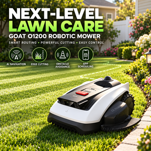 หุ่นยนต์ตัดหญ้าอัจฉริยะ ECOVACS GOAT O1200 แบบไร้สายขับเคลื่อนด้วยตัวเอง พร้อมระบบนำทางด้วย Lidar, สายกำหนดขอบเขต และระบบทำแผนที่อัตโนมัติ - Product Image 1