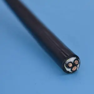 3 núcleo flexible 1.5mm2 cable de alimentación 3x1,5 de pvc cable flexible