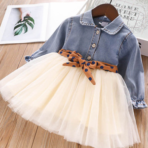 Robe d'automne pour fille à motif léopard avec ceinture, vêtements pour enfants, robe de princesse, vêtements décontractés pour enfants, vêtements pour filles - Product Image 2