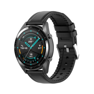 Correa de silicona de cuero para Huawei <span class=keywords><strong>Watch</strong></span> GT2 <span class=keywords><strong>GT</strong></span> <span class=keywords><strong>2e</strong></span> GT2 pro, correa de reloj Honor Magic, correa para hombre - Product Image 1