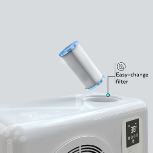 Expédition US en 3 jours : Machine de refroidissement d'eau 1 CV pour bain de glace avec filtres Wi-Fi et ozone, baignoire à immersion froide avec refroidisseur - Product Image 3