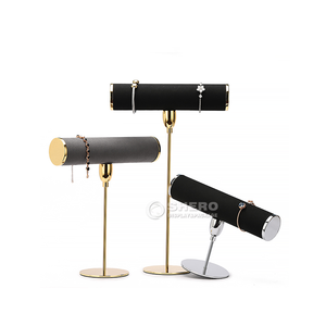 Vente en gros de présentoir à bijoux en métal Shero Présentoir pour vitrines de vente au détail à la mode Présentoir pour bracelets et bracelets Présentoir pour bijoux - Product Image 1