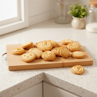 Biscuits au beurre de Noël à la danoise sans sucre Vente en gros Marque OEM personnalisée