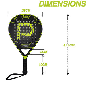 2025 <span class=keywords><strong>Raquette</strong></span> Plein Carbone Professionnel Paddle <span class=keywords><strong>Raquette</strong></span> Doux EVA Visage Tennis Plage En Plein Air Balle Sports - Product Image 6