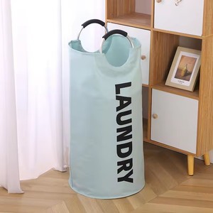 Cesto de Ropa Grande de 90L, Bolsa de Lavandería Plegable, Cesto de Ropa Alto Independiente, Contenedor de Lavandería Plegable - Product Image 5