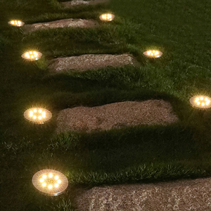 LED <strong>Solar</strong> Pathway <strong>Lights</strong> Path Lamps IP44 Waterproof Outdoor <strong>Ground</strong> <strong>Lights</strong> for Garden Lawn Landscape Walkway &amp; Yard Decorations - Product Image 5