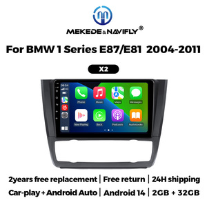 MEKEDE & NAVIFLY X SERIES Autoradio Android 2din Système multimédia Android pour voiture Écran IPS 2+32 Go pour <span class=keywords><strong>BMW</strong></span> Série <span class=keywords><strong>1</strong></span> E81 Automatique - Product Image 4