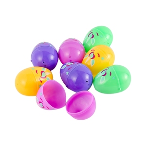 best sale colorful unicon print plastic Easter eggs