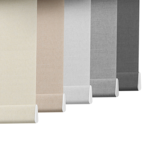 ZSTARR 홈 데코 파티오 도어 모터식 반암막 커튼 스크린 완벽한 맞춤형 블라인드 암막 롤러 블라인드 창문 차양용 - Product Image 5