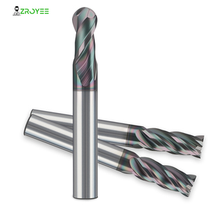 Đa Chức Năng Alcrn + Tráng Tungsten Carbide 4-Sáo End Mill Hiệu Quả Cao CNC Công Cụ Cắt ODM OEM Tùy Chỉnh - Product Image 2