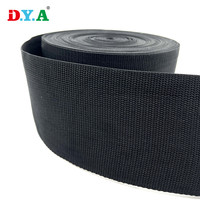 Sangle en nylon de sangle d'accessoires de sac tissé par ceinture de 2 pouces 2.5cm écologique pour le sac à dos de bagage