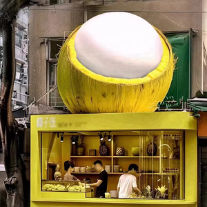 Escultura de Donut de Resina Rosa para Fachada de Edificio - Exhibición Comercial Hecha a Mano, Dulce y Vibrante para Tiendas y Cafeterías - Product Image 3