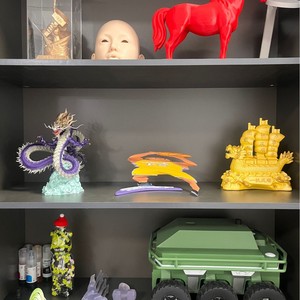 Modelo de Dragón Impreso en 3D Jin Paiting, Resina Personalizable para Coleccionables de Anime - Product Image 5