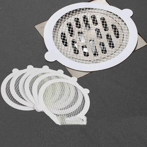 Desagüe de ducha desechable, colectores de pelo, pegatinas de malla, pegatina colectora de pelo para baño, cocina, enmascaramiento de insectos - Product Image 1