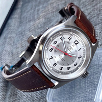 Montre pilote pour homme 36 mm, mouvement japonais NH35A, vintage, étanche 200 m, montre mécanique pour femme, montre de sport, Relogio Masculin