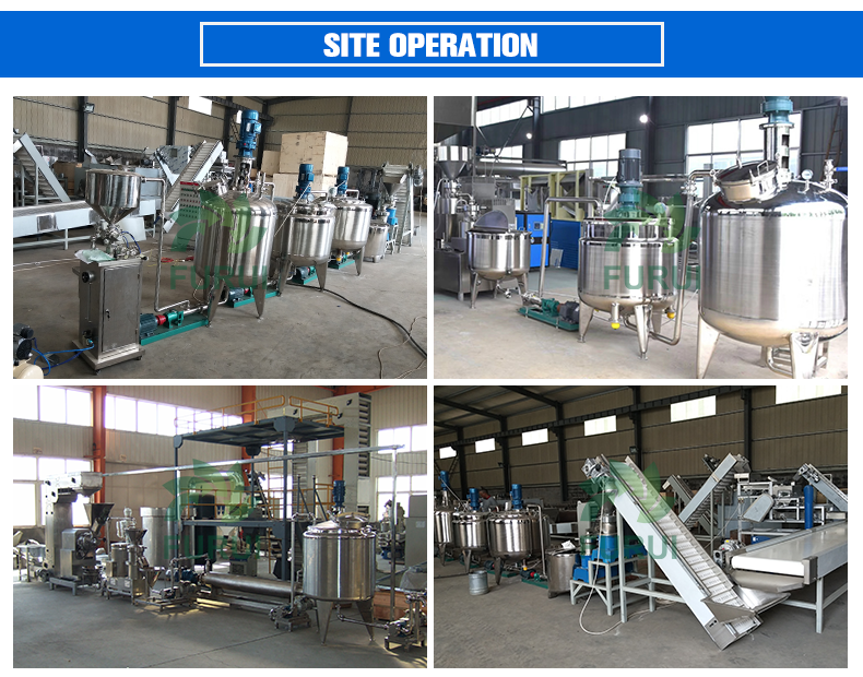 Ngành công nghiệp thực phẩm nhà máy keo/Ớt Máy Làm nước sốt/Bơ đậu phộng Máy làm
