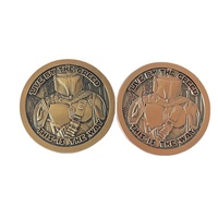 Moneda Conmemorativa Personalizada de Metal, Moneda de Desafío Personalizada en 3D, Moneda Antigua de Metal Dorado