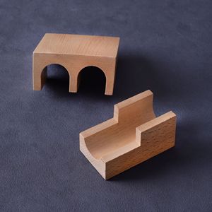 Soporte de Madera Sólida en Forma de U, Estilo Japonés, para <span class=keywords><strong>Sushi</strong></span>, Tacos y Rollos, Ideal para Exhibición en Restaurantes y Buffets (Venta al Por Mayor) - Product Image 4