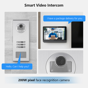 Excelente Timbre de Seguridad IP con Visión Nocturna Infrarroja Integrada y 6 Botones para la Seguridad Familiar en Casas Adosadas - Product Image 2