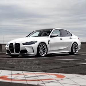 Rines de Aleación Forjados Personalizados, Ruedas Cóncavas Profundas, Gris Plateado Brillante, 5x112 5x120, Ruedas de <span class=keywords><strong>17</strong></span>-22 Pulgadas para BMW Porsche 911 Panamera - Product Image 1