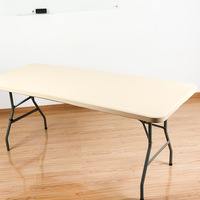 Housse de table élégante en spandex extensible pour cérémonie de mariage et réception, sans plis, vente en gros
