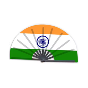 伊朗国旗13英寸定制手风扇大响拍板折叠风扇大锐舞风扇手持风扇嘉年华风扇 - Product Image 4