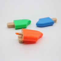 Ensemble de stylos marqueurs miniatures fluorescents à haute réflectivité, personnalisés en usine, bon marché et mignons, pour la promotion