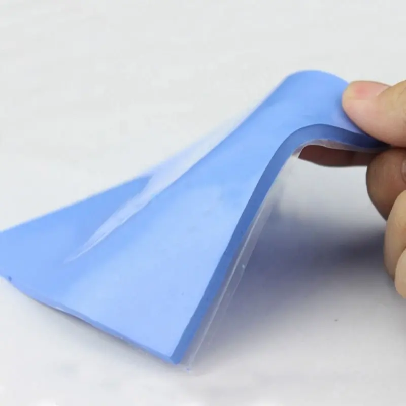 Термоподушечки прочный синий электропроводящий силиконовый лист для электроники
