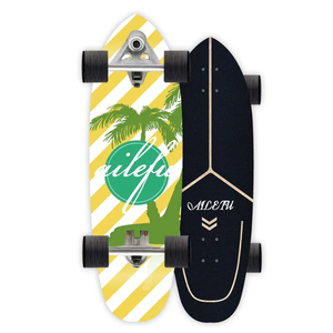 Patineta <span class=keywords><strong>GuanChen</strong></span> Snake Board de 7 Capas de Madera de Arce con Ejes de Aleación, Impresión UV Personalizada, Profesional, de Cuatro Ruedas, 32in*9.5in, Venta al Por Mayor - Product Image 5