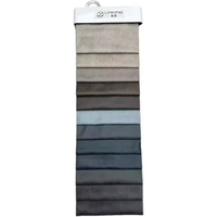 Tissu de canapé en PU suédé à veines de litchi 100 % polyester, personnalisé, pour la décoration intérieure, offre directe, collection 2026, vente chaude