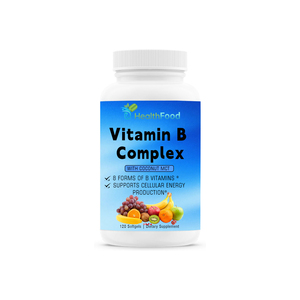 Gélules de Vitamine B Complexe OEM avec MCT de Noix de Coco, 8 Formes de Vitamine B, Soutient l'Énergie Cellulaire et la Santé du Système Nerveux - Product Image 1