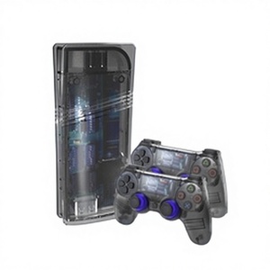 เครื่องเล่นเกมทีวี GS5 Mini สไตล์เรโทร 4K พร้อมคอนโทรลเลอร์ไร้สาย 2.4GHz รองรับผู้เล่นสองคน มีเกมในตัว 20000-30000 เกม - Product Image 1