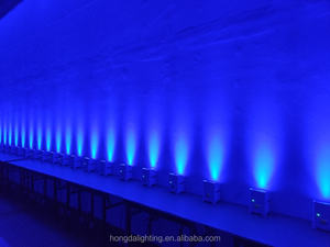 6x18w RGBWA UV DMX512 baterai nirkabel Uplights LED Par dapat Cahaya untuk pesta pernikahan Bar Dj lampu panggung dengan kotak penerbangan - Product Image 6