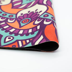 Nouveau design écologique 100% Polyester avec tissu en daim microsuède imprimé Pilates <span class=keywords><strong>Tpe</strong></span> gymnastique daim personnalisé pour tapis de Yoga - Product Image 2