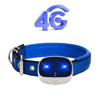 Collier de suivi pour chien 4G IP67 étanche, antivol, anti-perte, AGPS, Beidou, LBS, GPS, avec appel vocal lumineux et Google Maps, USB 20+