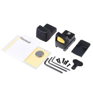 람불 옵틱스 RM07 레드 닷 사이트 20mm 1913 마운트 리플렉스 사이트 스코프 조절 가능 LED 사냥 사격 블랙/탄 - Product Image 2