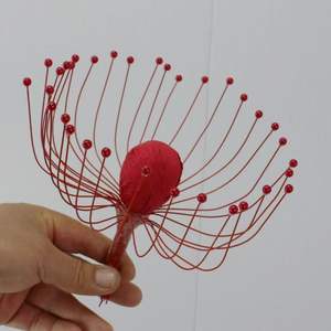 Hecho a mano, venta al por mayor, papel crepé, flor gigante, centro, peonía, multicolor, flor DIY, piezas de flores artificiales para decoración de boda - Product Image 5