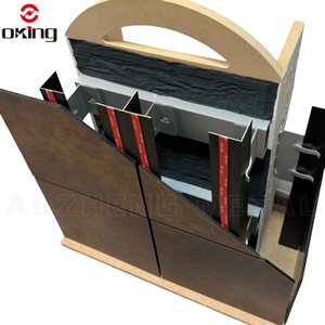 Alliage d'aluminium T Type L Type de support Profilé Colle Fixe Système de façade pour revêtement de carreaux de céramique - Product Image 1