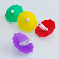 La meilleure qualité 6 pièces Silicone parapluie maison Bar accessoires verre à vin breloques Silicone verre marqueur