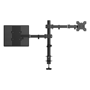 Chất lượng cao Nhà cung cấp thông minh Grommet cơ sở cơ khí kép Màn hình Arms nhiều góc nhìn 13 "-32" PC màn hình bàn núi - Product Image 5