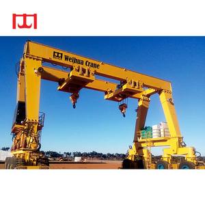עגורן גשר נייד RTG 35 טון 60 טון 80 טון 50 טון 40 טון מחיר עגורן RTG עם צמיגי גומי ועגורן גשר נייד - Product Image 5