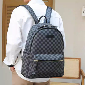 Laptop <b>Backpack</b> <b>Large</b> Capacity Crocodile Pattern Business Commuting Travel Bag For Men And Women - Product Image 2