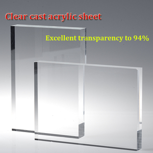 Oleg Acrylic hồ bơi rõ ràng Tùy chỉnh màu ngoài trời đúc tấm Acrylic PE phim cho hồ bơi - Product Image 5