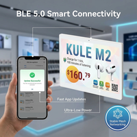 Afficheur numérique COMPAX grand format 13,3 pouces, 3 couleurs, Bluetooth 5.0, papier électronique, intérieur, IP65, faible consommation, CMS basé sur le cloud, pour magasin de détail